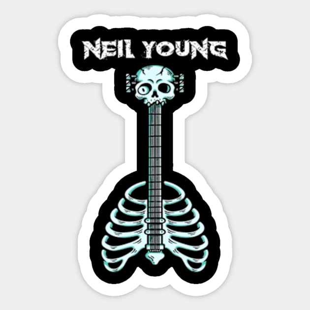 Vintage guitarist 7 Sticker by PROALITY PROJECT